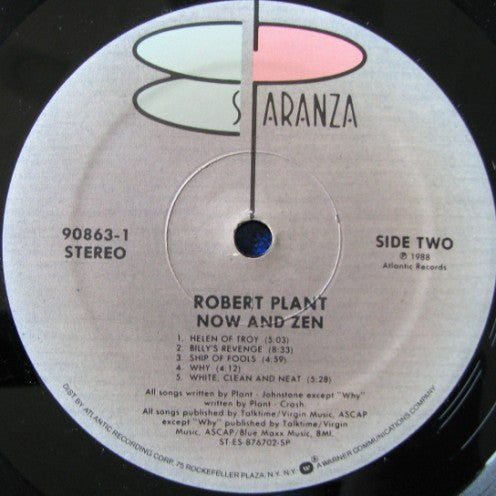 Robert Plant - Now And Zen
