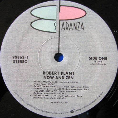 Robert Plant - Now And Zen