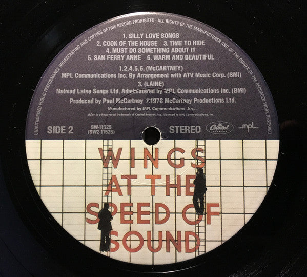 Wings (2) - Wings At The Speed Of Sound