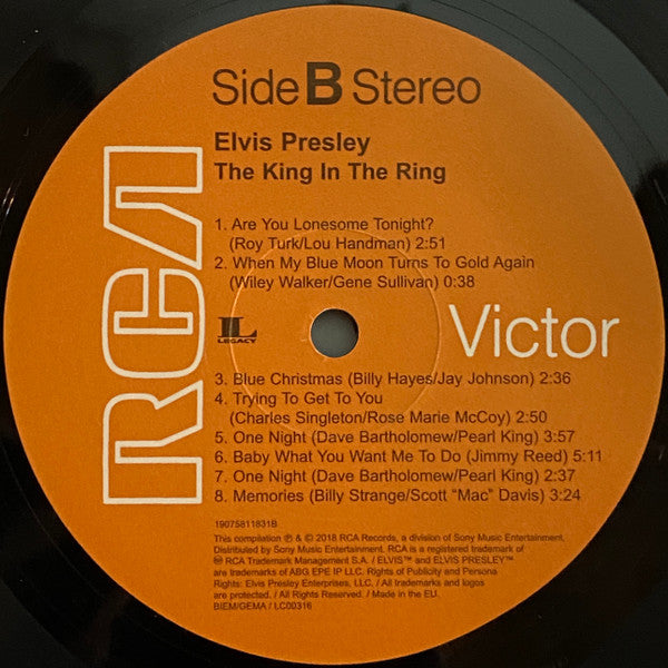 Elvis Presley - The King In The Ring