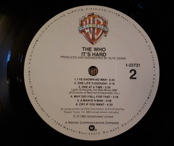 The Who - It's Hard