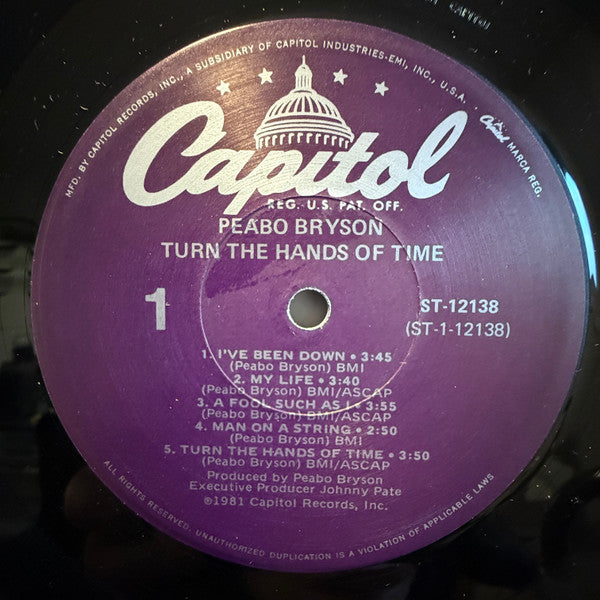 Peabo Bryson - Turn The Hands Of Time