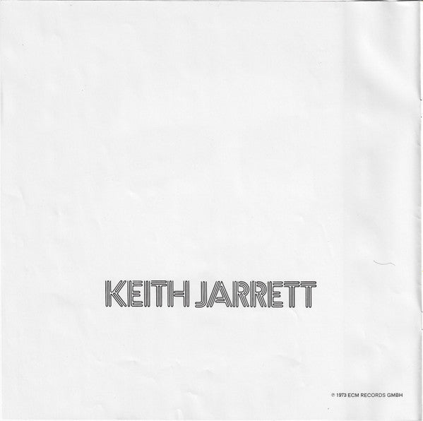 Keith Jarrett - Solo Concerts: Bremen / Lausanne