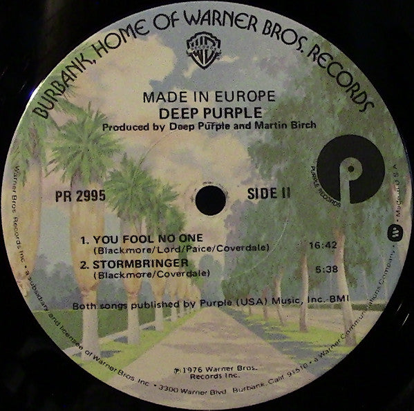 Deep Purple - Made In Europe