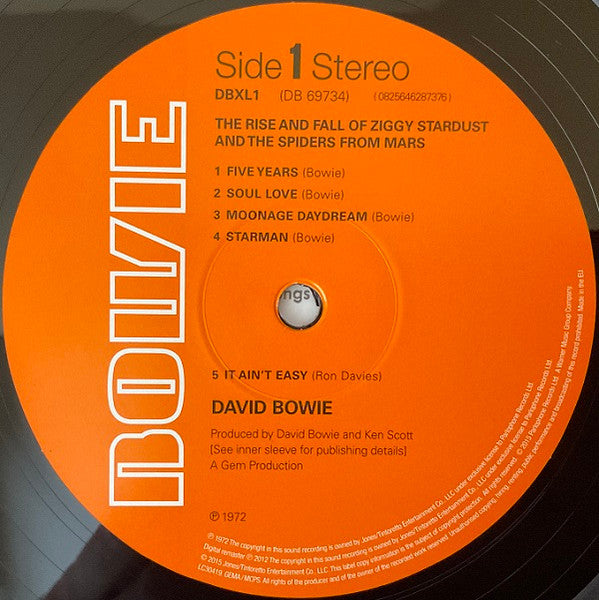 David Bowie - The Rise And Fall Of Ziggy Stardust And The Spiders From Mars