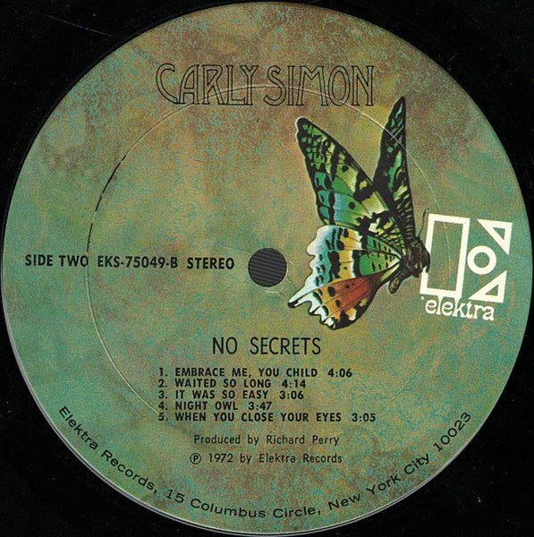 Carly Simon - No Secrets