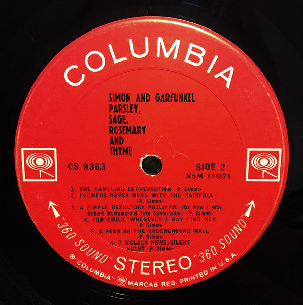Simon & Garfunkel - Parsley, Sage, Rosemary And Thyme