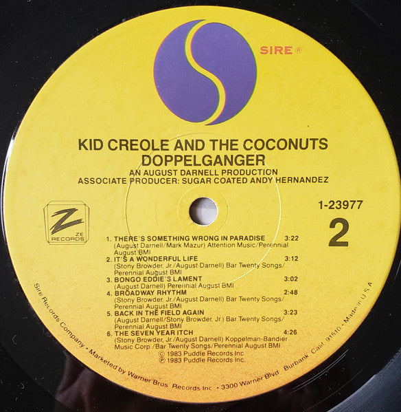 Kid Creole And The Coconuts - Doppelganger