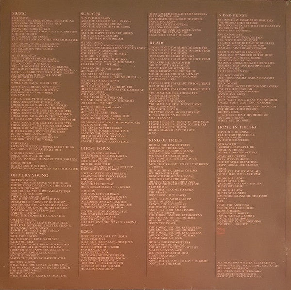 Cat Stevens - Buddha And The Chocolate Box
