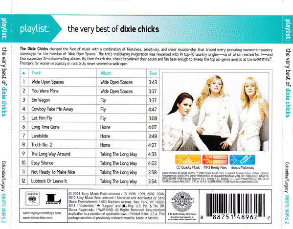 Dixie Chicks - Playlist: The Very Best Of Dixie Chicks