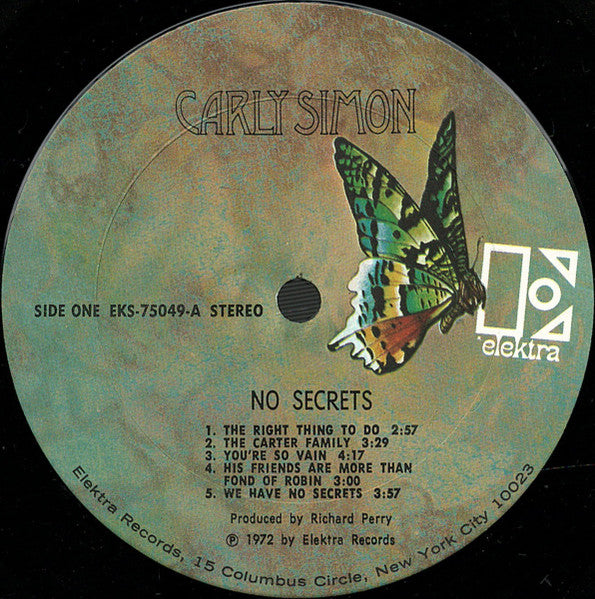 Carly Simon - No Secrets