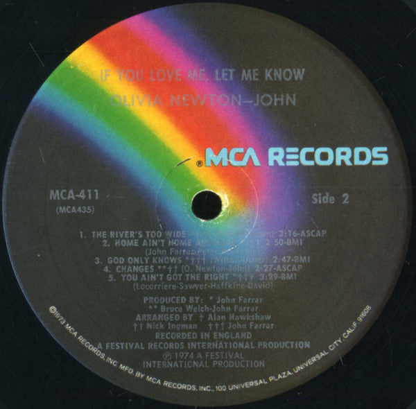 Olivia Newton-John - If You Love Me Let Me Know