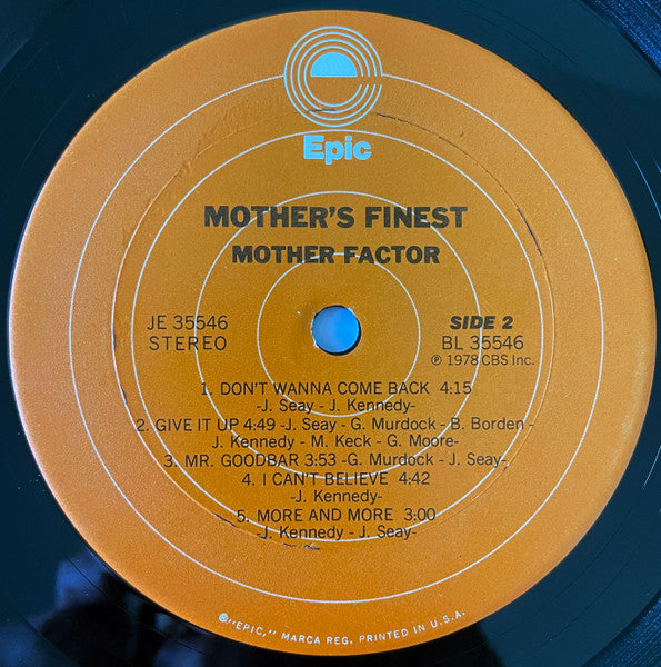 Mother's Finest - Mother Factor