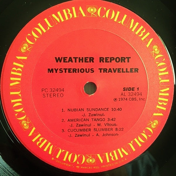 Weather Report - Mysterious Traveller