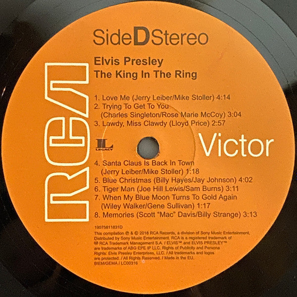 Elvis Presley - The King In The Ring