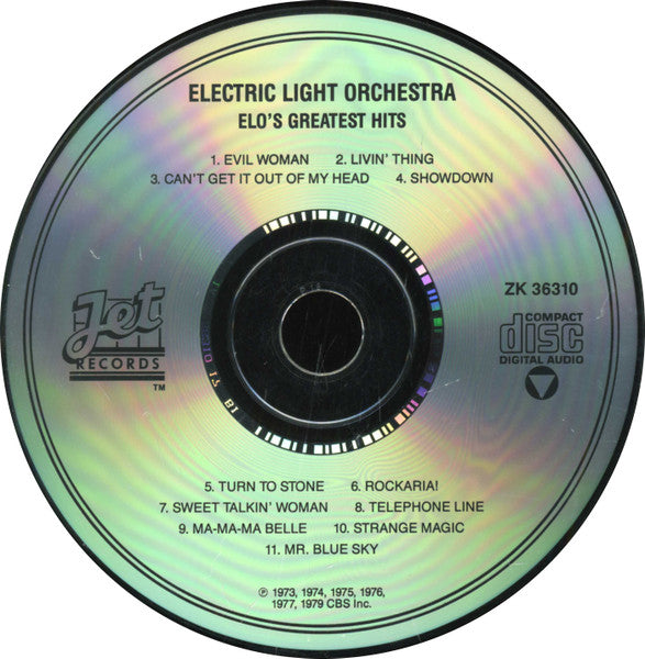 Electric Light Orchestra - ELO's Greatest Hits