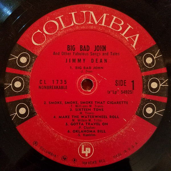 Jimmy Dean - Big Bad John And Other Fabulous Songs And Tales
