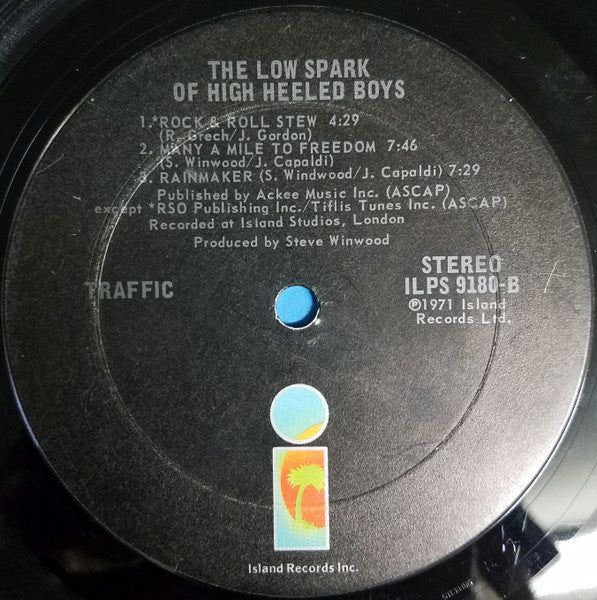 Traffic - The Low Spark Of High Heeled Boys