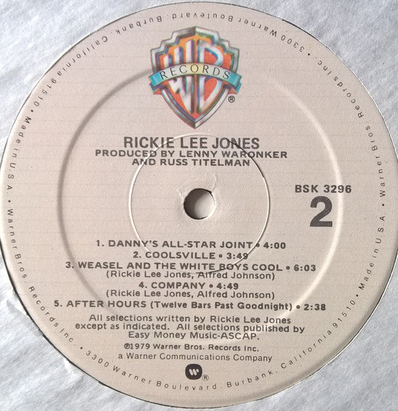 Rickie Lee Jones - Rickie Lee Jones