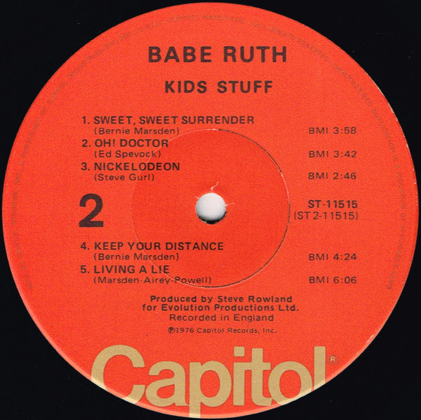 Babe Ruth - Kid's Stuff