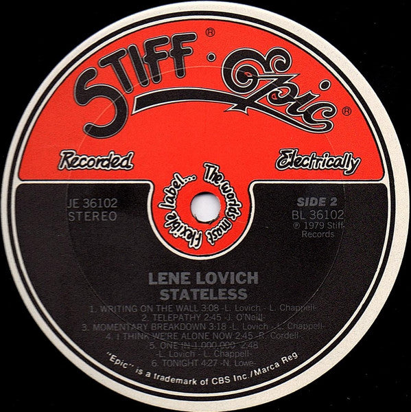 Lene Lovich - Stateless