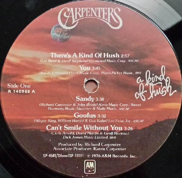 Carpenters - A Kind Of Hush