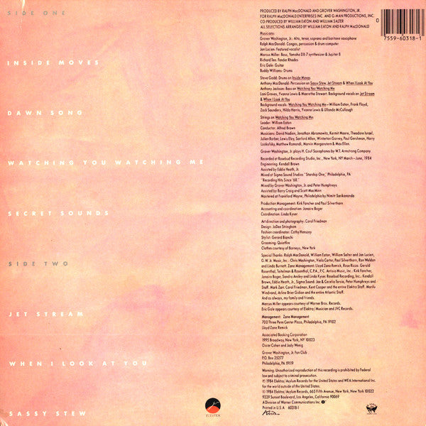 Grover Washington, Jr. - Inside Moves