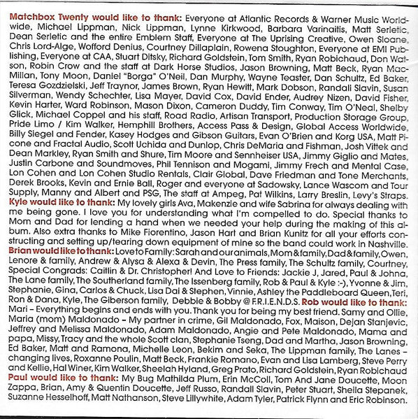 Matchbox Twenty - North