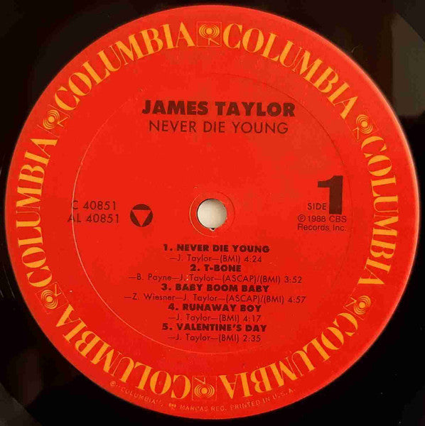 James Taylor (2) - Never Die Young