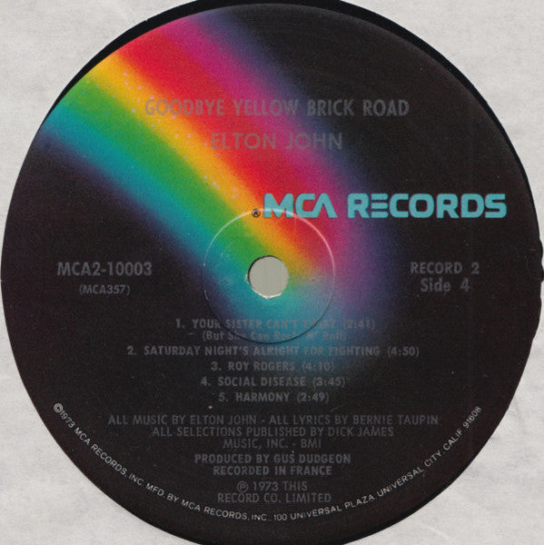 Elton John - Goodbye Yellow Brick Road