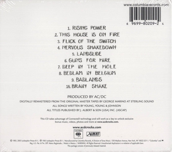 AC/DC - Flick Of The Switch