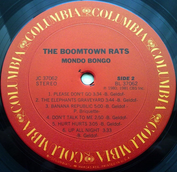 The Boomtown Rats - Mondo Bongo