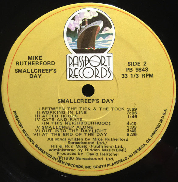 Mike Rutherford - Smallcreep's Day