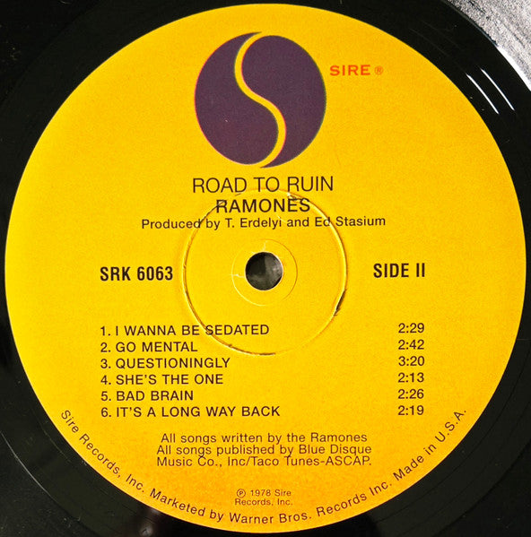 Ramones - Road To Ruin