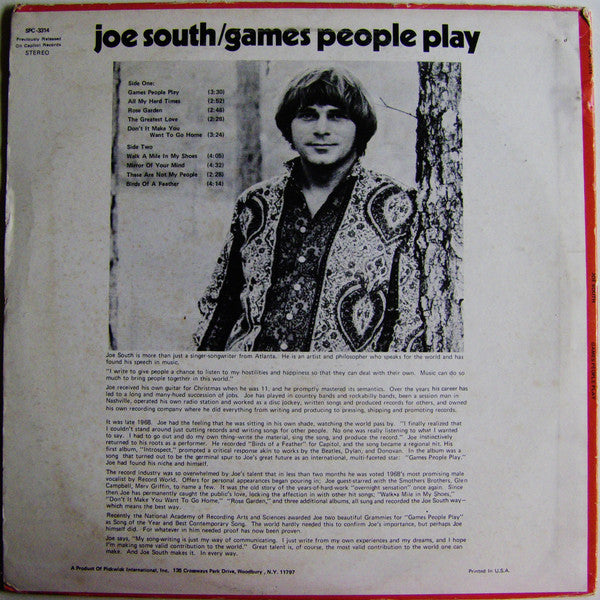 Joe South - Games People Play