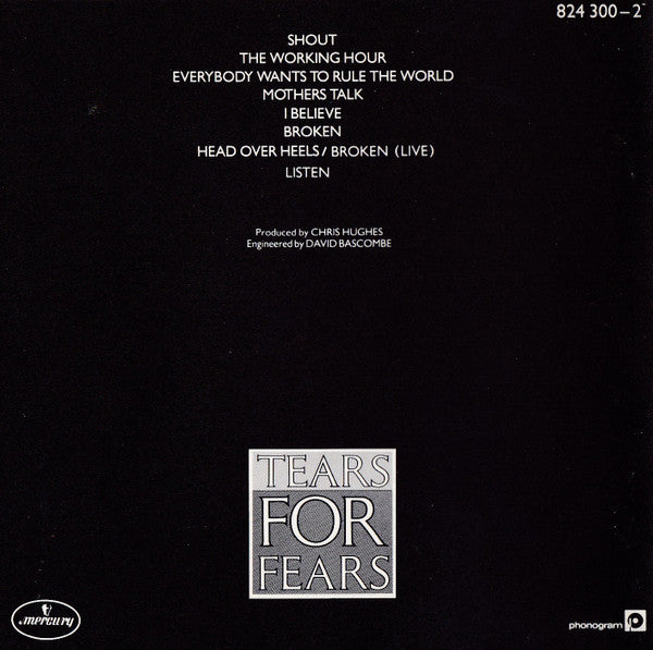 Tears For Fears - Songs From The Big Chair