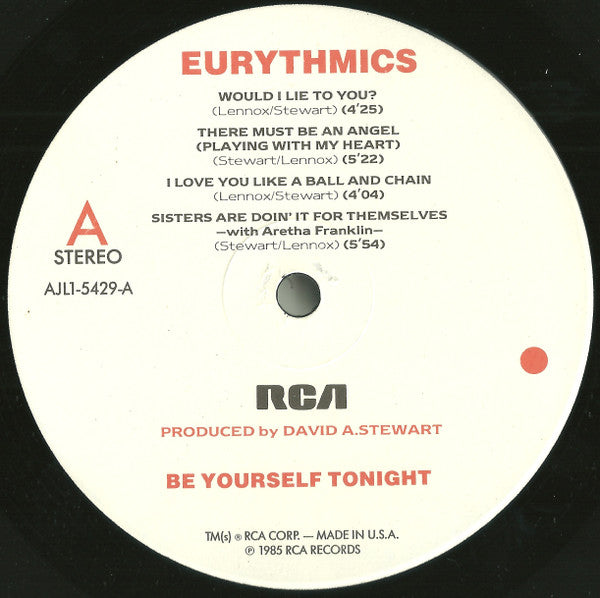 Eurythmics - Be Yourself Tonight