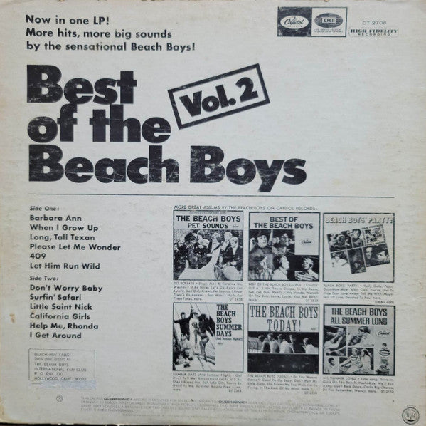 The Beach Boys - Best Of The Beach Boys, Vol. 2