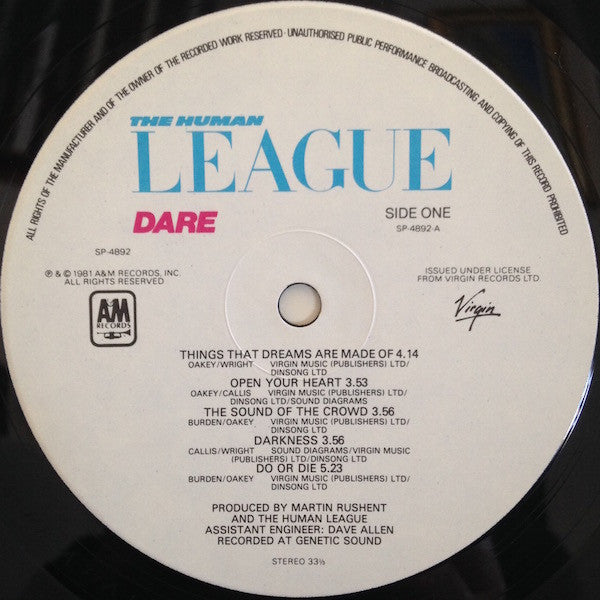 The Human League - Dare