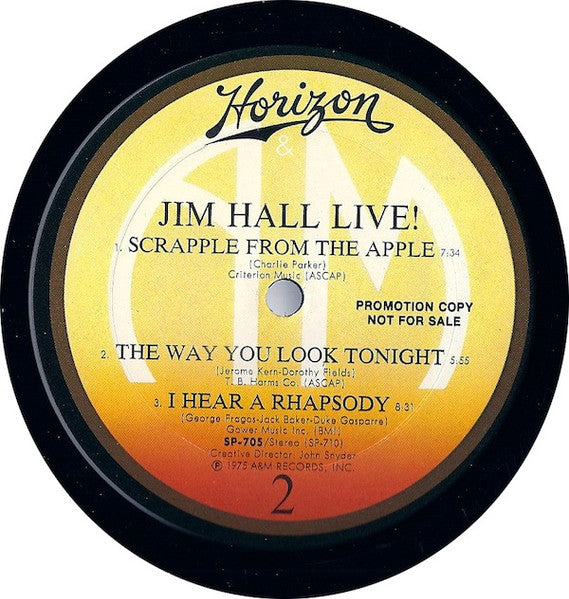 Jim Hall - Jim Hall Live!