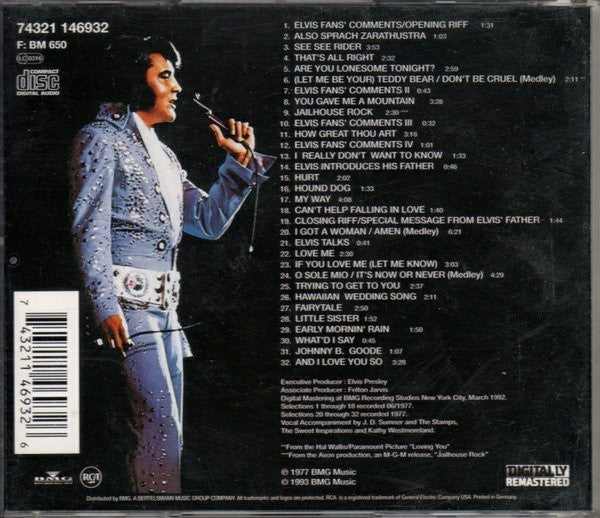 Elvis Presley - Elvis In Concert