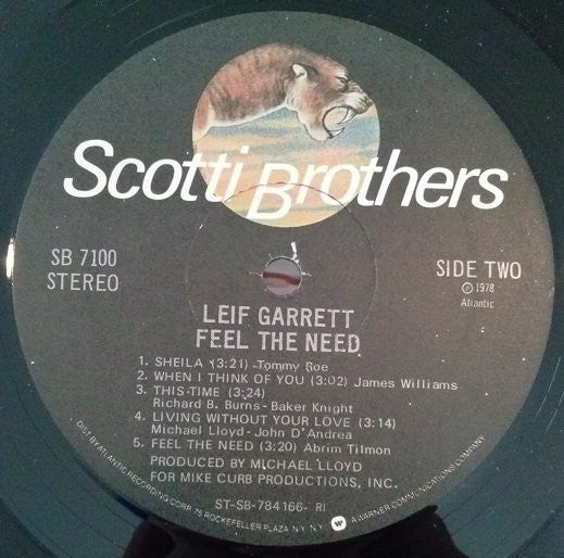 Leif Garrett - Feel The Need