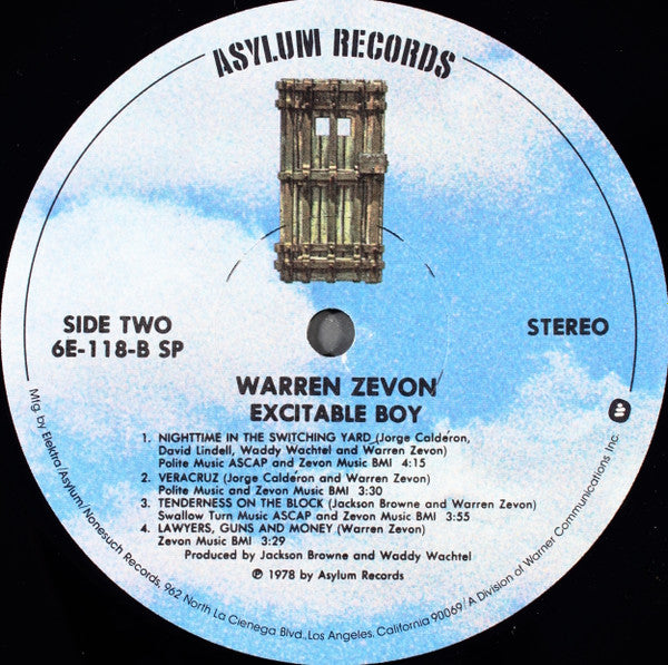Warren Zevon - Excitable Boy