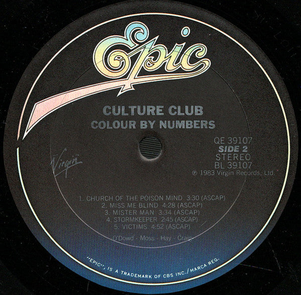 Culture Club - Colour By Numbers