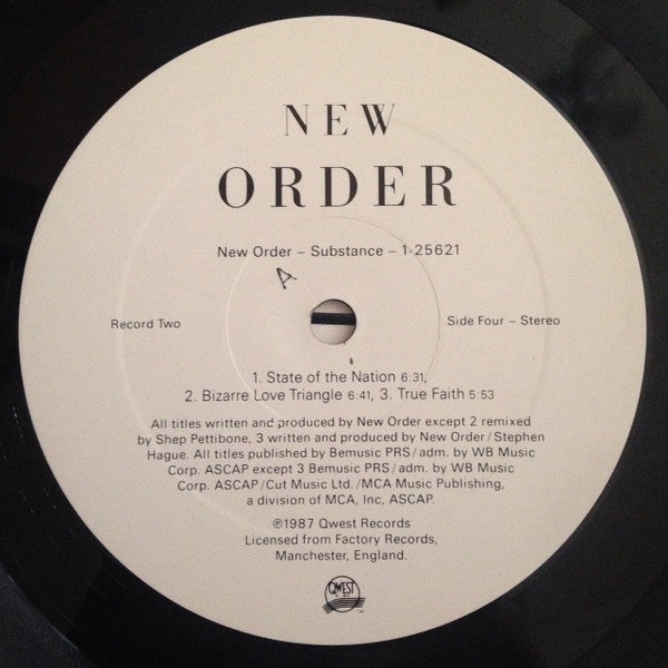 New Order - Substance