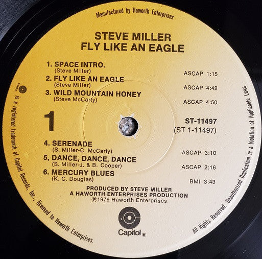Steve Miller Band - Fly Like An Eagle
