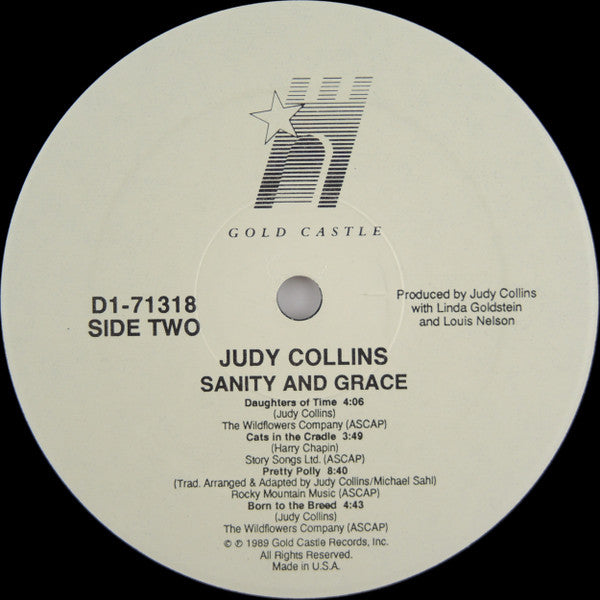 Judy Collins - Sanity And Grace