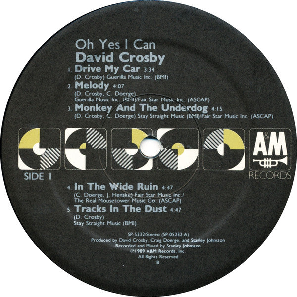 David Crosby - Oh Yes I Can