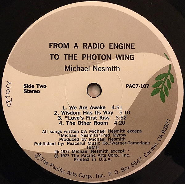 Michael Nesmith - From A Radio Engine To The Photon Wing