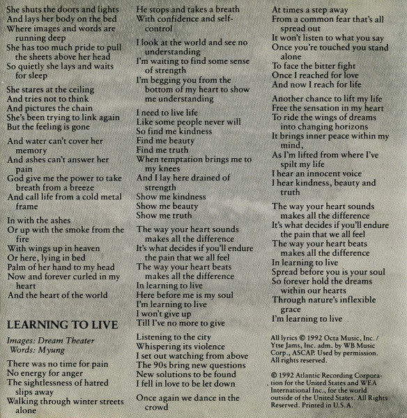 Dream Theater - Images And Words
